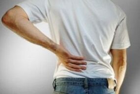 back pain due to osteochondrosis
